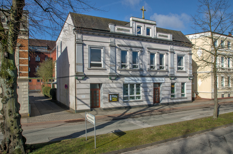 Das Haus der Gemeinschaft Elmshorn in der Feldstraße 17.